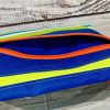 Chic Mini Crossbody / Fanny Pack: Vibrant Orange Strap with Diagonal Zip Detail - Image 2
