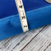 Blue Tote with Aqua Accents: Green Lining, Complemented by a Sleek Grey Strap - Image 12