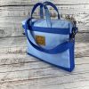 Floral Bliss Document Bag with Royal Blue Strap - Image 2