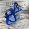 Floral Bliss Document Bag with Royal Blue Strap - Image 6