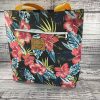 Blooms & Bold Stripes Reversible Tote