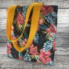 Blooms & Bold Stripes Reversible Tote - Image 2